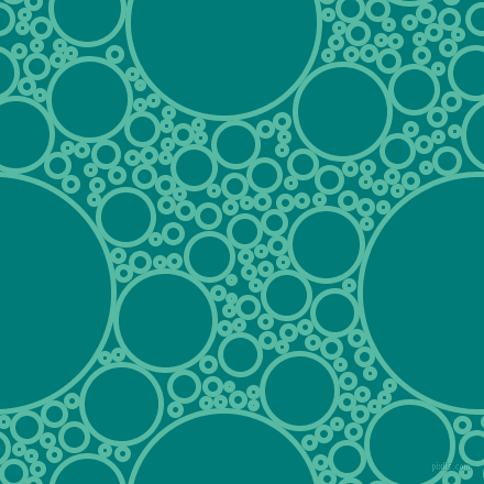 bubbles, circles, sponge, big, medium, small, 5 pixel line width, Puerto Rico and Surfie Green circles bubbles sponge soap seamless tileable
