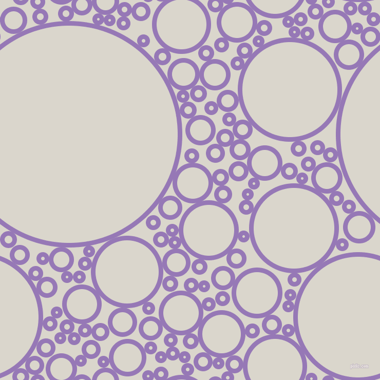 bubbles, circles, sponge, big, medium, small, 9 pixel line width, Purple Mountain
