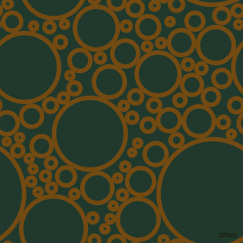 bubbles, circles, sponge, big, medium, small, 9 pixel line width, Raw Umber and Palm Green circles bubbles sponge soap seamless tileable