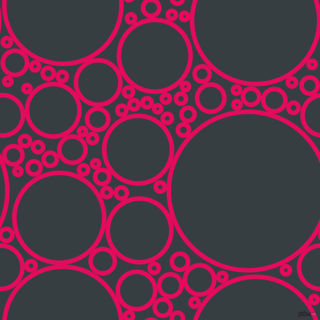 bubbles, circles, sponge, big, medium, small, 9 pixel line width, Razzmatazz and Mine Shaft circles bubbles sponge soap seamless tileable