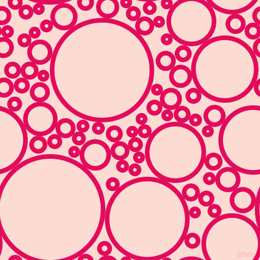 bubbles, circles, sponge, big, medium, small, 9 pixel line width, Razzmatazz and Pippin circles bubbles sponge soap seamless tileable