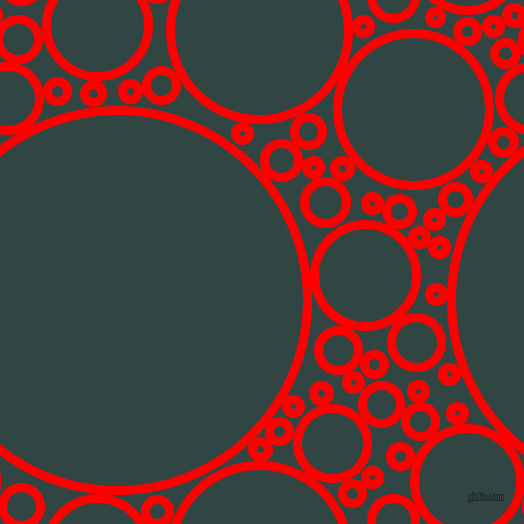 bubbles, circles, sponge, big, medium, small, 9 pixel line width, Red and Firefly circles bubbles sponge soap seamless tileable