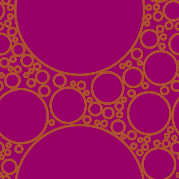 bubbles, circles, sponge, big, medium, small, 9 pixel line width, Rose Of Sharon and Eggplant circles bubbles sponge soap seamless tileable
