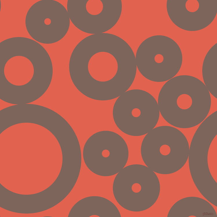 bubbles, circles, sponge, big, medium, small, 65 pixel line width, Russett and Flamingo circles bubbles sponge soap seamless tileable