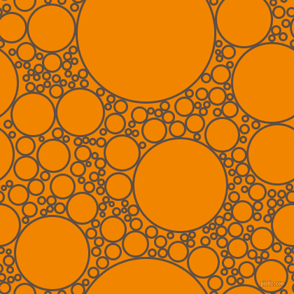 bubbles, circles, sponge, big, medium, small, 3 pixel line width, Saddle and Tangerine circles bubbles sponge soap seamless tileable