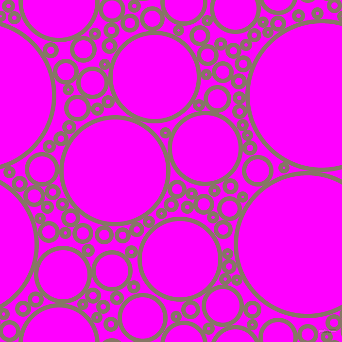 bubbles, circles, sponge, big, medium, small, 9 pixel line width, Sand Dune and Magenta circles bubbles sponge soap seamless tileable