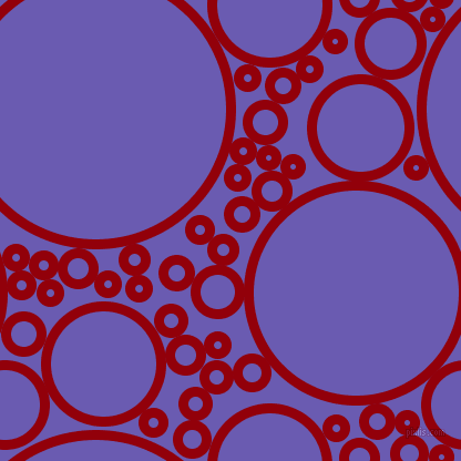 bubbles, circles, sponge, big, medium, small, 9 pixel line width, Sangria and Blue Marguerite circles bubbles sponge soap seamless tileable
