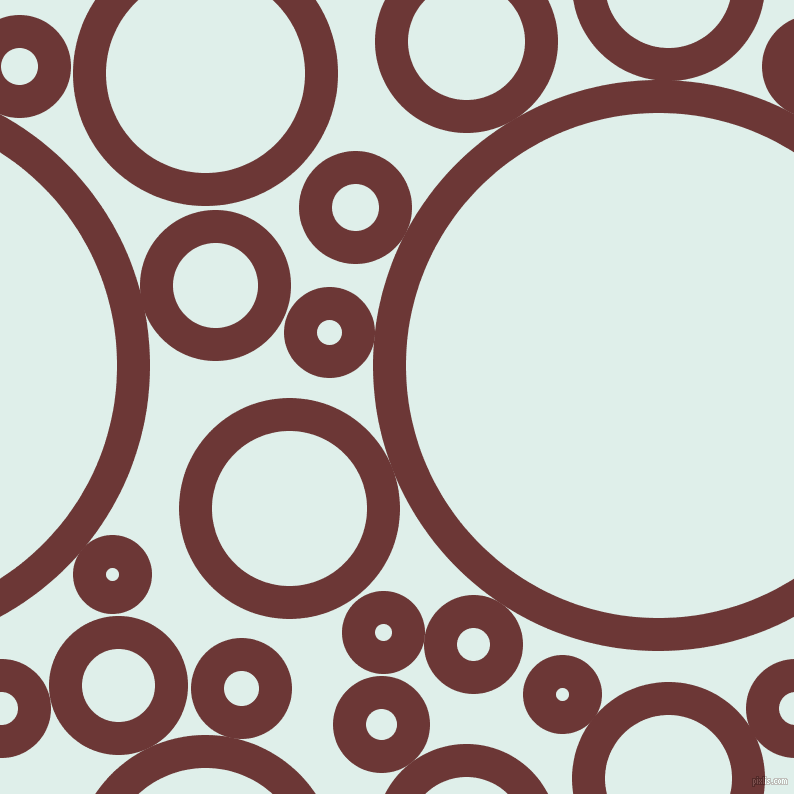 bubbles, circles, sponge, big, medium, small, 33 pixel line width, Sanguine Brown and Clear Day circles bubbles sponge soap seamless tileable