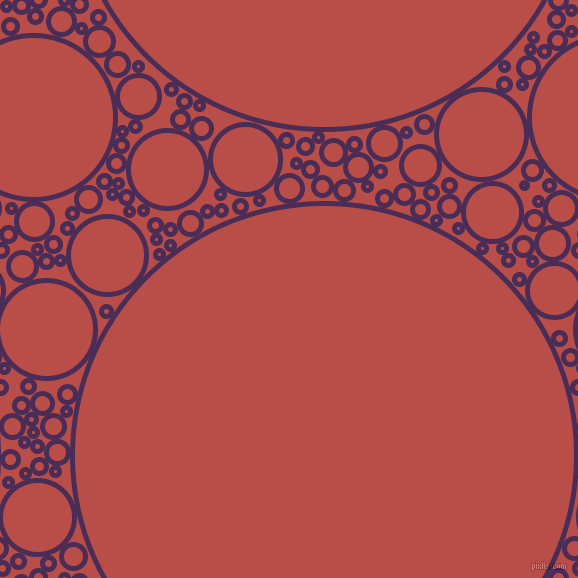 bubbles, circles, sponge, big, medium, small, 5 pixel line width, Scarlet Gum and Chestnut circles bubbles sponge soap seamless tileable