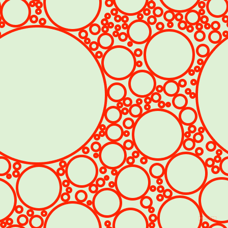 bubbles, circles, sponge, big, medium, small, 5 pixel line width, Scarlet and Hint Of Green circles bubbles sponge soap seamless tileable