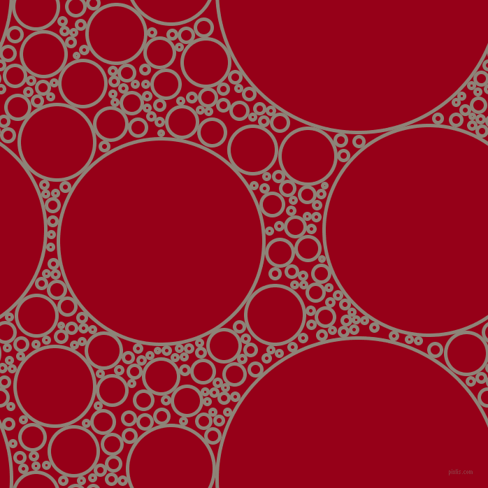 bubbles, circles, sponge, big, medium, small, 5 pixel line width, Schooner and Carmine circles bubbles sponge soap seamless tileable