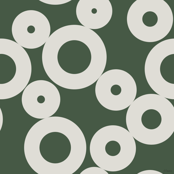 bubbles, circles, sponge, big, medium, small, 65 pixel line width, Sea Fog and Grey-Asparagus circles bubbles sponge soap seamless tileable