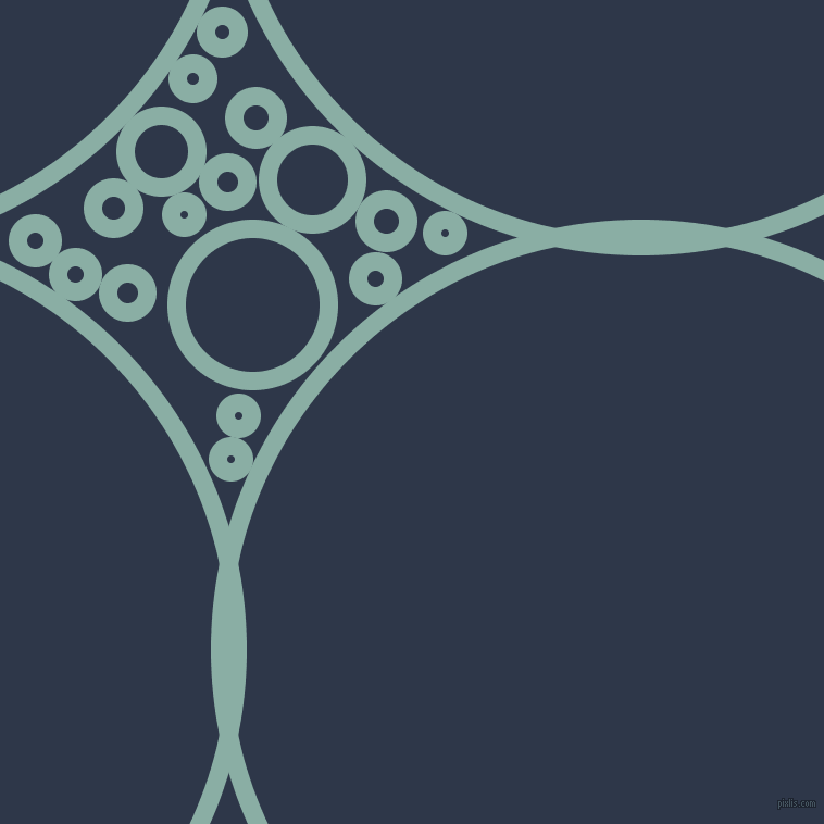 bubbles, circles, sponge, big, medium, small, 17 pixel line width, Sea Nymph and Licorice circles bubbles sponge soap seamless tileable