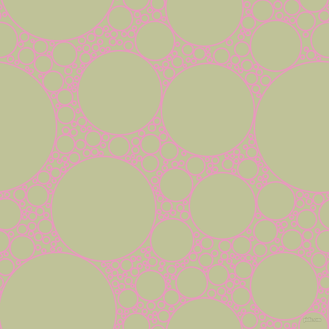 bubbles, circles, sponge, big, medium, small, 3 pixel line width, Shocking and Green Mist circles bubbles sponge soap seamless tileable
