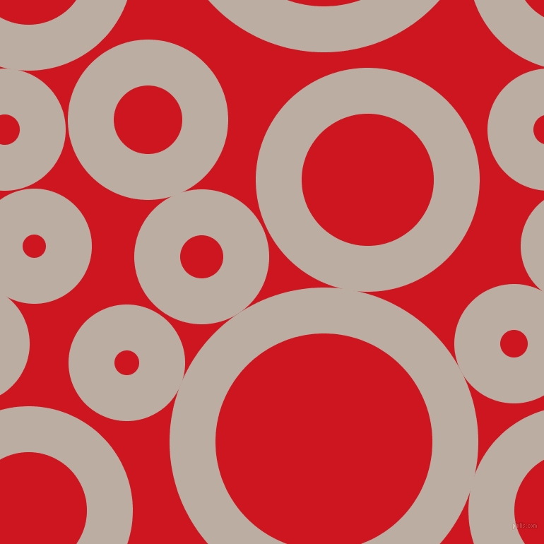 bubbles, circles, sponge, big, medium, small, 65 pixel line width, Silk and Fire Engine Red circles bubbles sponge soap seamless tileable