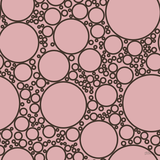 bubbles, circles, sponge, big, medium, small, 5 pixel line widthSlugger and Pale Chestnut circles bubbles sponge soap seamless tileable
