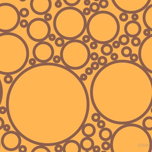 bubbles, circles, sponge, big, medium, small, 9 pixel line width, Spicy Mix and Koromiko circles bubbles sponge soap seamless tileable
