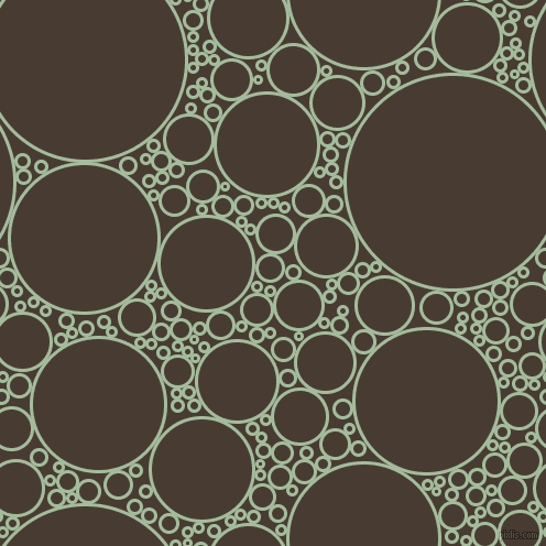 bubbles, circles, sponge, big, medium, small, 3 pixel line width, Spring Rain and Taupe circles bubbles sponge soap seamless tileable
