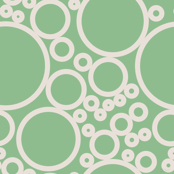 bubbles, circles, sponge, big, medium, small, 17 pixel line width, Spring Wood and Dark Sea Green circles bubbles sponge soap seamless tileable