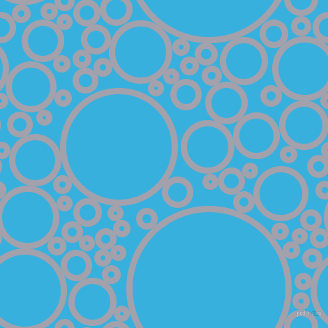 bubbles, circles, sponge, big, medium, small, 9 pixel line width, Spun Pearl and Summer Sky circles bubbles sponge soap seamless tileable