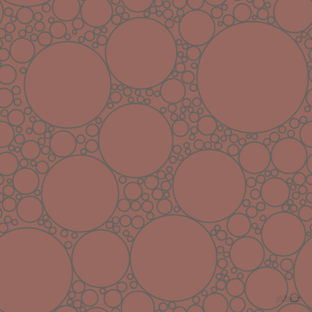 bubbles, circles, sponge, big, medium, small, 2 pixel line width, Storm Dust and Dark Chestnut circles bubbles sponge soap seamless tileable