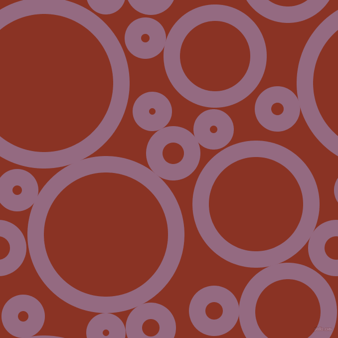 bubbles, circles, sponge, big, medium, small, 33 pixel line width, Strikemaster and Burnt Umber circles bubbles sponge soap seamless tileable