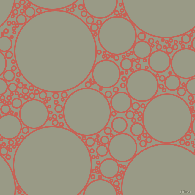 bubbles, circles, sponge, big, medium, small, 5 pixel line width, Sunglo and Lemon Grass circles bubbles sponge soap seamless tileable