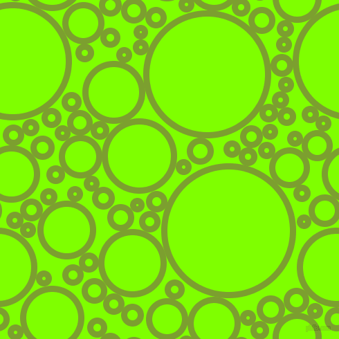 bubbles, circles, sponge, big, medium, small, 9 pixel line width, Sushi and Chartreuse circles bubbles sponge soap seamless tileable