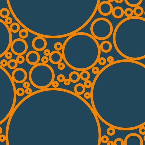 bubbles, circles, sponge, big, medium, small, 9 pixel line width, Tangerine and Astronaut Blue circles bubbles sponge soap seamless tileable