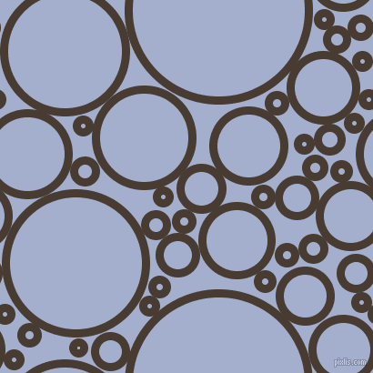 bubbles, circles, sponge, big, medium, small, 9 pixel line width, Taupe and Echo Blue circles bubbles sponge soap seamless tileable