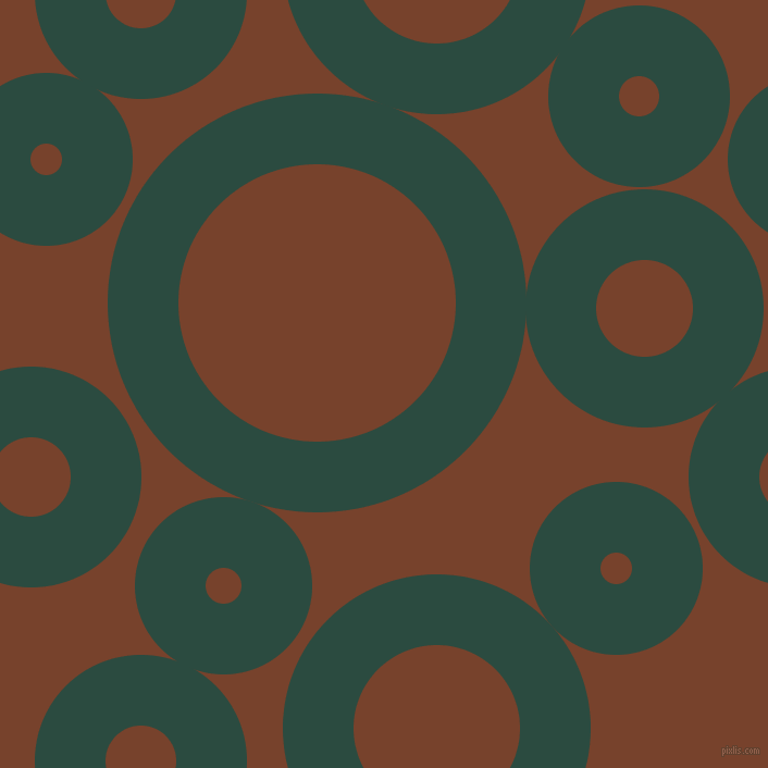 bubbles, circles, sponge, big, medium, small, 65 pixel line width, Te Papa Green and Copper Canyon circles bubbles sponge soap seamless tileable