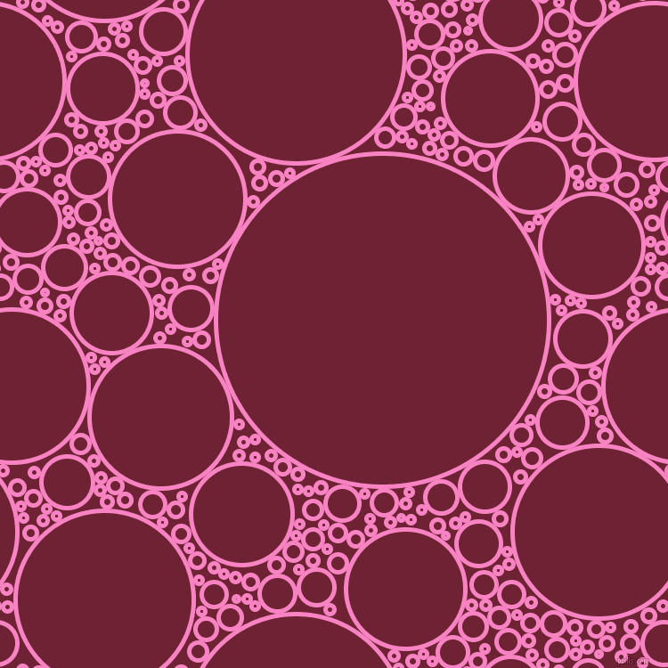 bubbles, circles, sponge, big, medium, small, 5 pixel line widthTea Rose and Claret circles bubbles sponge soap seamless tileable