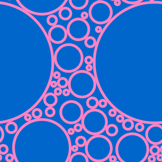 bubbles, circles, sponge, big, medium, small, 9 pixel line width, Tea Rose and Navy Blue circles bubbles sponge soap seamless tileable