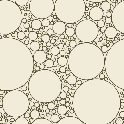 bubbles, circles, sponge, big, medium, small, 2 pixel line width, Thatch Green and Buttery White circles bubbles sponge soap seamless tileable