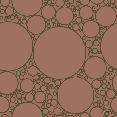 bubbles, circles, sponge, big, medium, small, 3 pixel line width, Thatch Green and Toast circles bubbles sponge soap seamless tileable