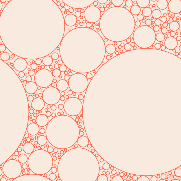 bubbles, circles, sponge, big, medium, small, 2 pixel line width, Tomato and Chardon circles bubbles sponge soap seamless tileable