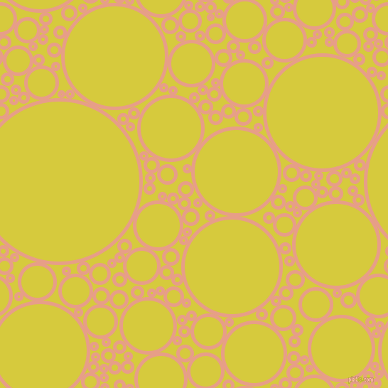bubbles, circles, sponge, big, medium, small, 5 pixel line width, Tonys Pink and Wattle circles bubbles sponge soap seamless tileable