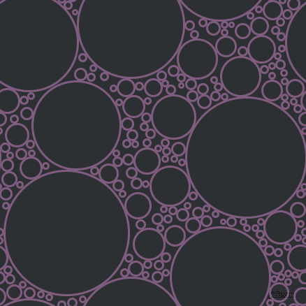 bubbles, circles, sponge, big, medium, small, 3 pixel line width, Trendy Pink and Cod Grey circles bubbles sponge soap seamless tileable