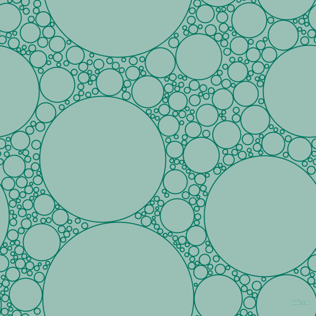 bubbles, circles, sponge, big, medium, small, 2 pixel line width, Tropical Rain Forest and Shadow Green circles bubbles sponge soap seamless tileable