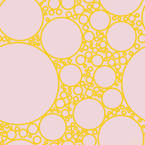 bubbles, circles, sponge, big, medium, small, 5 pixel line width, Turbo and Pale Rose circles bubbles sponge soap seamless tileable