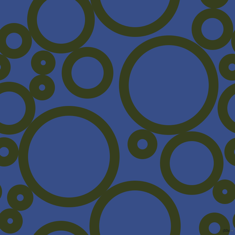 bubbles, circles, sponge, big, medium, small, 33 pixel line width, Turtle Green and Tory Blue circles bubbles sponge soap seamless tileable
