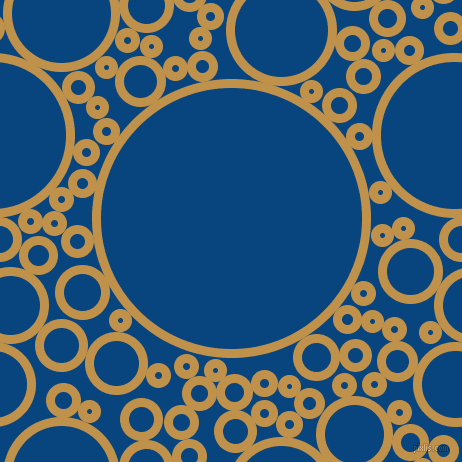 bubbles, circles, sponge, big, medium, small, 9 pixel line width, Tussock and Dark Cerulean circles bubbles sponge soap seamless tileable