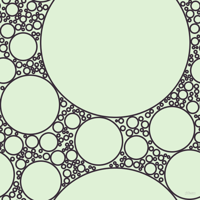 bubbles, circles, sponge, big, medium, small, 5 pixel line width, Valentino and Hint Of Green circles bubbles sponge soap seamless tileable