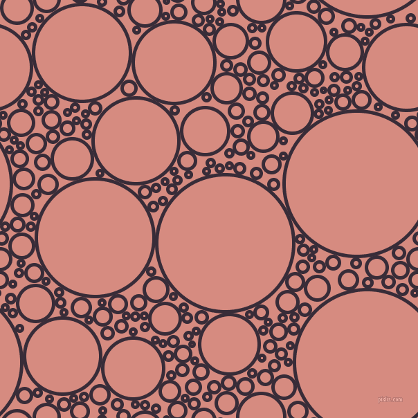 bubbles, circles, sponge, big, medium, small, 5 pixel line width, Valentino and My Pink circles bubbles sponge soap seamless tileable
