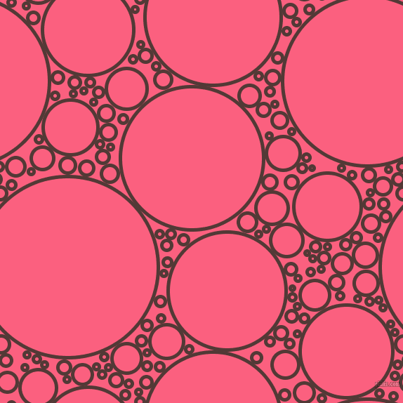 bubbles, circles, sponge, big, medium, small, 5 pixel line width, Van Cleef and Brink Pink circles bubbles sponge soap seamless tileable