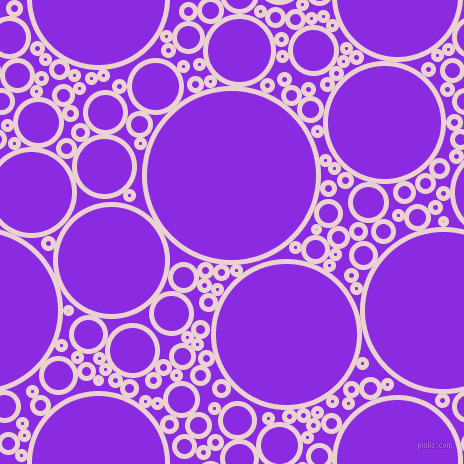 bubbles, circles, sponge, big, medium, small, 5 pixel line width, Vanilla Ice and Blue Violet circles bubbles sponge soap seamless tileable