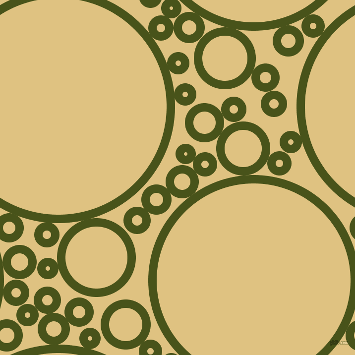 bubbles, circles, sponge, big, medium, small, 17 pixel line width, Verdun Green and Chalky circles bubbles sponge soap seamless tileable