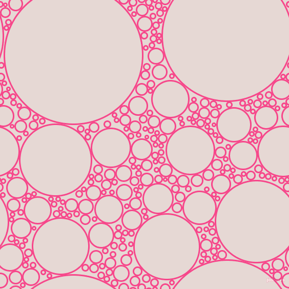 bubbles, circles, sponge, big, medium, small, 3 pixel line width, Violet Red and Ebb circles bubbles sponge soap seamless tileable