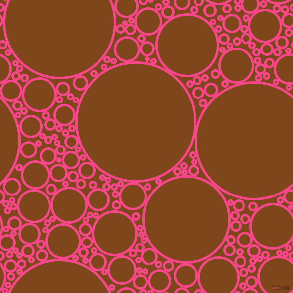bubbles, circles, sponge, big, medium, small, 5 pixel line width, Violet Red and Russet circles bubbles sponge soap seamless tileable