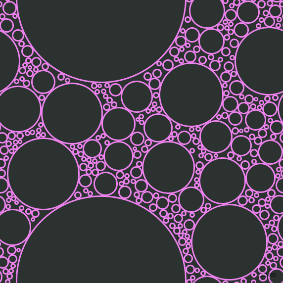 bubbles, circles, sponge, big, medium, small, 3 pixel line width, Violet and Woodsmoke circles bubbles sponge soap seamless tileable